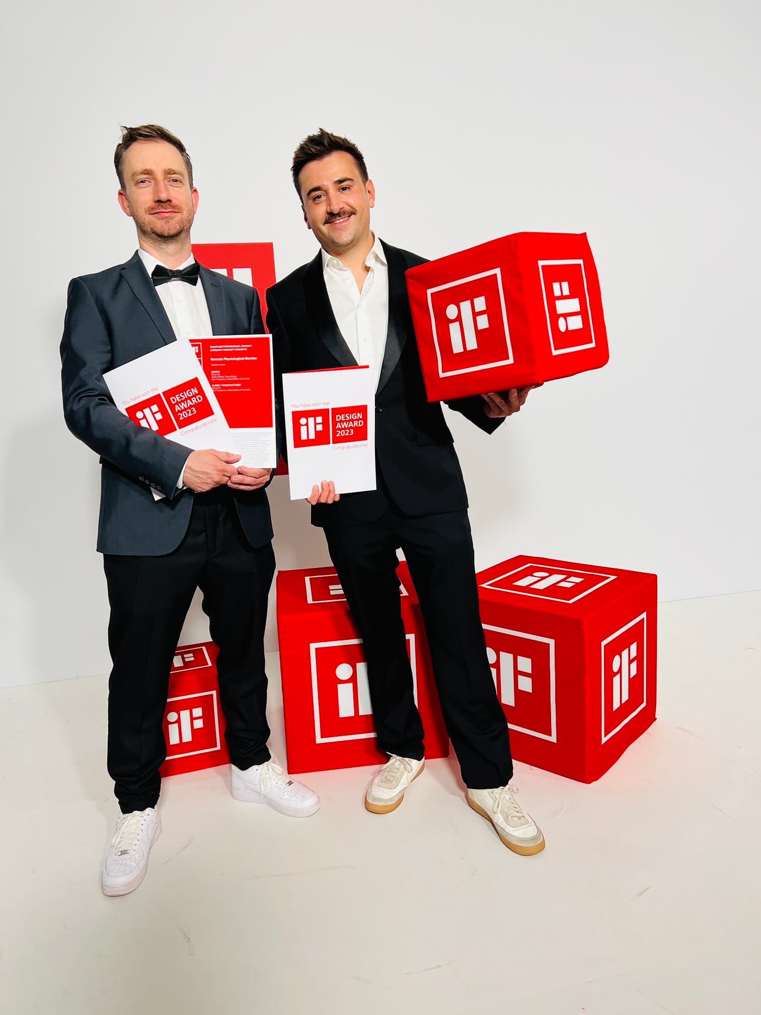 The Bluue Co. team at the award ceremony